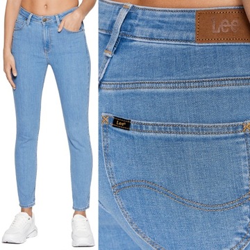 Moda Ubrania damskie Spodnie jeansowe Jeansy dzwony Lee dzwony W30 L31 jak nowe