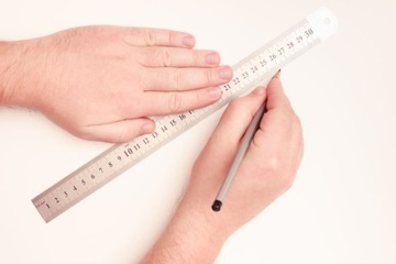 ЛИНЕЙНАЯ МЕРА, ДВУХСТОРОННЯЯ, ЛИНИРОВКА 300 ММ, СТАЛЬНАЯ ЛИНИРОВКА, СТАЛЬ