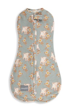 Пеленка FIRST STEP Vintage Animals Небесно-голубого цвета - Спальное место