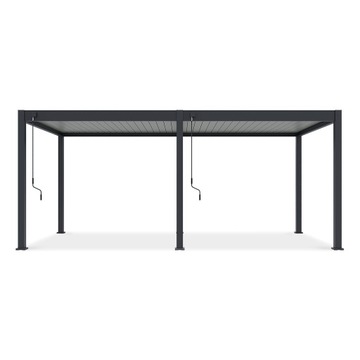 Pergola ogrodowa ELEGANCE 3x6 Anthracite/Light Grey - Gutroof