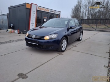 Volkswagen Golf VI Hatchback 5d 1.6 TDI-CR DPF BlueMotion 105KM 2010 Volkswagen Golf 1,6 TDI 105 KM klima elektryka pdc alu oplacony 1.6 Diesel, zdjęcie 1