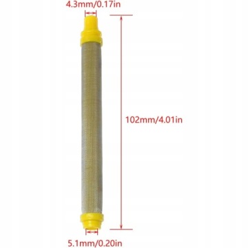 7X ПАЛЬЦЕВЫЙ ФИЛЬТР 100 МЕШ ЖЕЛТЫЙ ПИСТОЛЕТНЫЙ ГЕНЕРАТОР
