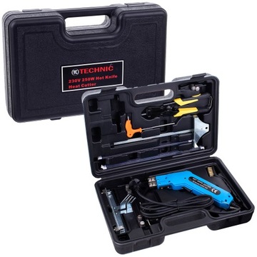 МОЩНЫЙ ТЕРМОНОЖ 250ВТ РЕЗКА ДЛЯ ПЕНОСТРОЕНИЯ С 3 ЛЕЗВИЯМИ НАПРАВЛЯЮЩАЯ КОРПУС