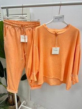 WIYA ITALY SWEAT SET оранжевый декат, новая модель 2024 г.