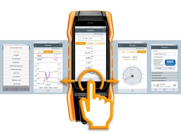 АНАЛИЗАТОР ВЫХЛОПНЫХ ГАЗОВ TESTO 300 С СЕНСОРНЫМ ДАТЧИКОМ CO