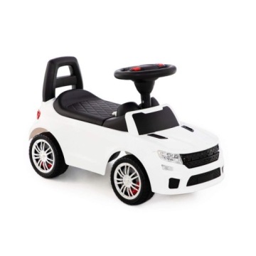 Автогонщик с бипером белый