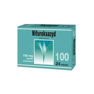 Nifuroksazyd, 100mg, 24 tabletek