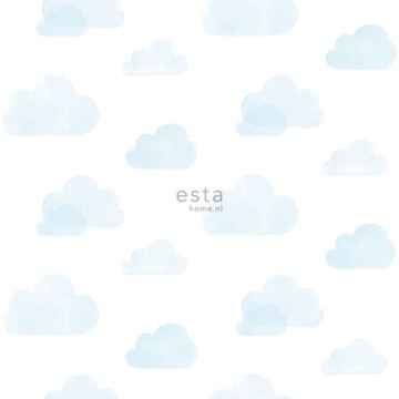 TAPETA DLA DZIECI ESTA HOME LITTLE BANDITS CHMURKI