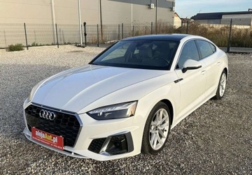 Audi A5 F5 Sportback Facelifting 2.0 45 TFSI 265KM 2022 Audi A5 Sportback 4x4 A5 S-Line 2.0 TFSI 265 KM 2022r 10.000 KM Warszawa, zdjęcie 1