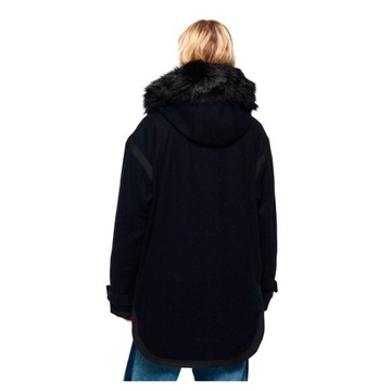 Kurtka parka damska Superdry granatowa S