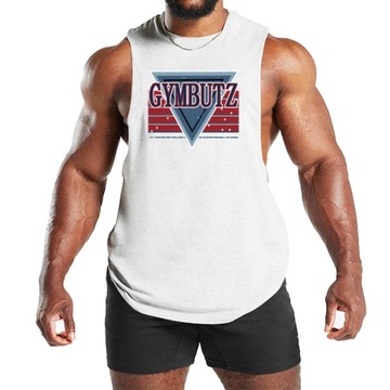 American heavyweight cotton base sleeveless vest m
