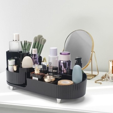 Вращающаяся подставка-органайзер для косметики.