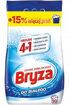 Bryza 4w1 Proszek do prania Białe 5,85kg 90 prań