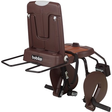 BOBIKE FOTELIK ROWEROWY JUNIOR PLUS MONTOWANY NA TYŁ KOLOR COFFEE BROWN