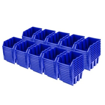 100x Organizer kuweta warsztatowa NP8 NIEBIESKIE