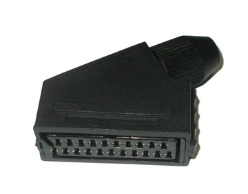 Gniazdo EURO SCART na przewód kabel