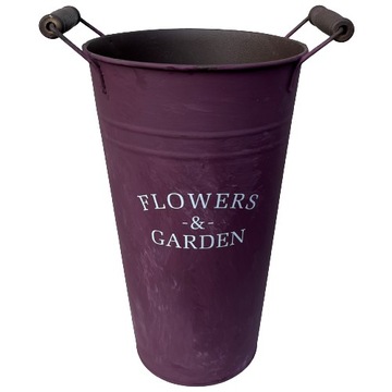 WIADERKO OSŁONKA METALOWA BALKONOWA NA ZIOŁA