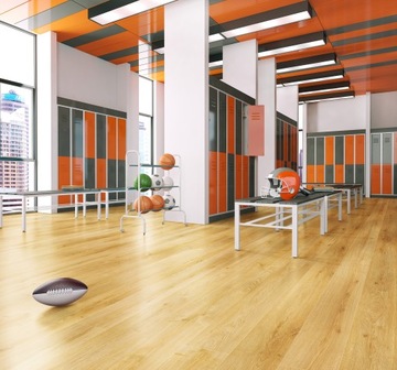 НАПОЛЬНЫЕ ПАНЕЛИ SWISS KRONO ZODIAK ДУБ ДЕВА AC5