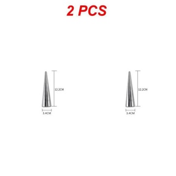 1/2/3PCS Cone Spikes Screwback Studs Rivets Large Metal Tree Spikes Studs