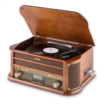 Gramofon Auna Belle Epoque 1908 DAB brązowy