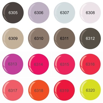 Цветная пудра Dip System для титанового маникюра.