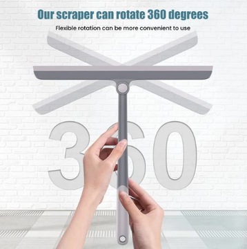 Ракель для воды из душевой кабины, пара от зеркал, мытья окон, ручка