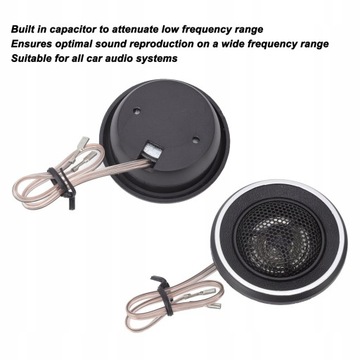 2 шт., 150 Вт, 4 Ом, купольный твитер