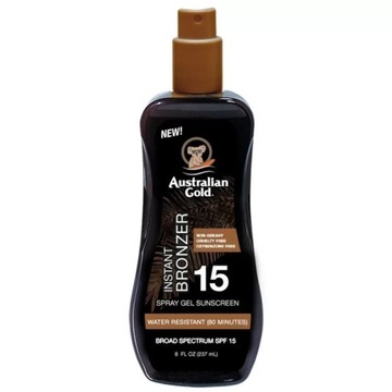 Australian Gold SPF 15 Bronzer Spray Gel