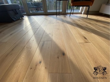 Морилированная половая доска REVESEN ОБРАЗЕЦ: Экрю