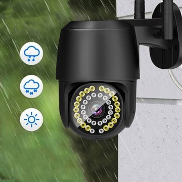 Наружная вращающаяся камера для мониторинга Wi-Fi Zoom HD