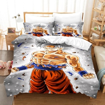 DRAGON BALL 3D KOMPLET POŚCIELI POSZEWKA 140x200