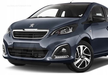 PEUGEOT 108 - CHROM LIŠTA SKŘÍŇKA MASKA MŘÍŽKY NÁRAZNÍKU TUNING