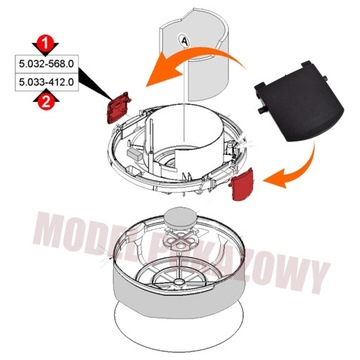 Застежка для пылесоса KARCHER T7/1 10/1 12/1 15/1 17/1 5.033-412.0