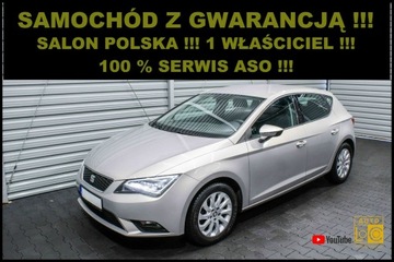 Seat Leon III Hatchback 1.4 TSI 122KM 2014 Seat Leon STYLE + Salon POLSKA + 100% Serwis SEAT