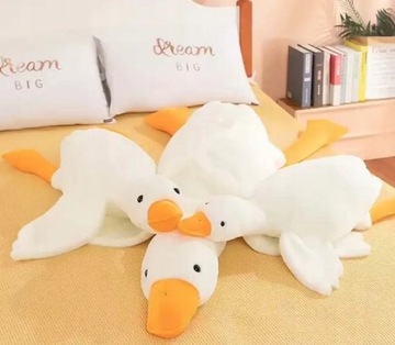 ПОДУШКА-МАСКОТ, ОБНИМКИ, ПЛЮШЕВАЯ ИГРУШКА, Гусь, УТКА, БОЛЬШАЯ 190 СМ