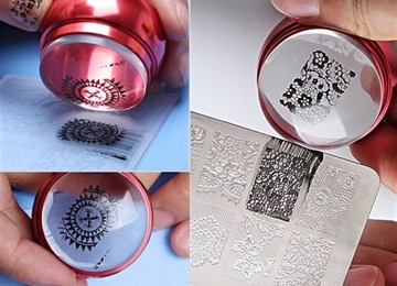 Гель-штамп для ногтей LARGE METAL STAMP