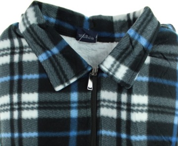 ТЕПЛАЯ ПЛОТНАЯ МУЖСКАЯ ФЛИСОВАЯ РУБАШКА В Клетку XXLP90