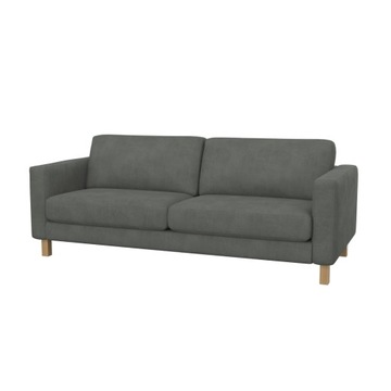 KARLSTAD Pokrycie sofy 3-os, Velvet Grey