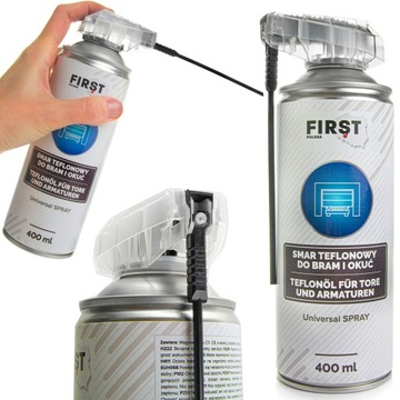 PROFESJONALNY SMAR DO BRAM OKUĆ ZAMKÓW SPRAY 400ML
