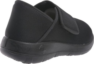 ЖЕНСКИЕ ТУФЛИ БОЛЬШОЙ ШИРИНЫ НА ЛИПУЧКЕ черные38