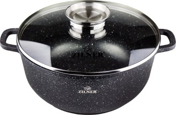 Garnek Brytwanka 6.8L AROMA KNOB Marmurek ZILNER