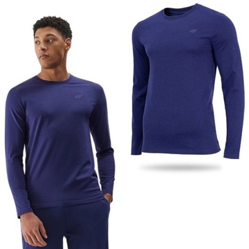 BLUZA MĘSKA 4F LONGSLEEVE BLUZKA Z DŁUGIM RĘKAWEM SPORTOWA NA CO DZIEŃ