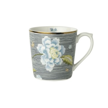Laura Ashley Heritage kubek porcelanowy W180421 Midnight Pinstripe 0,3 l.