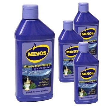 Płyn do mycia nagrobków Minos 270 ml x 4