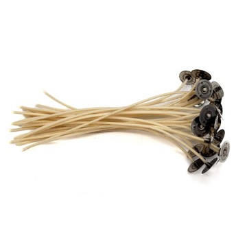 KNOTY DO ŚWIEC WOSKOWANE - 54 NITKI 15cm 25szt