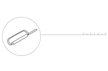 Łącznik trzykierunkowy fi25mm biały mat
