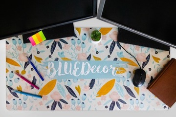 Podkładka pod mysz i klawiaturę Ryba Koi 90x45 cm
