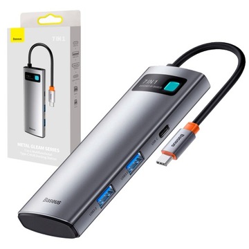 BASEUS HUB USB C HDMI/microSD/2x USB/USB C ADAPTER