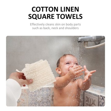 Полотенца массажные Полотенца хлопчатобумажные льняные 6 шт.