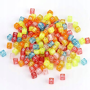 Набор букв для изготовления браслетов 1200 шт.